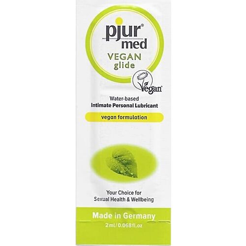 Lubrificante a base acqua PJUR MED VEGAN GLIDE 2 ml