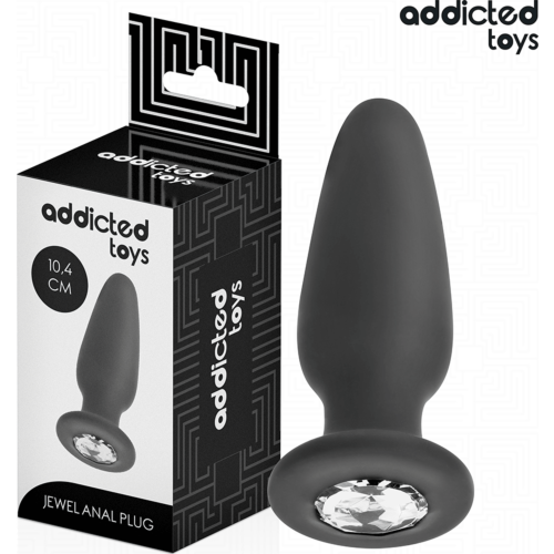Plug Anale Addicted Toys con Gioiello Taglia M 10,4 cm