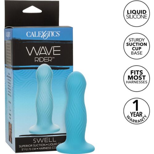 Plug Anale CALEXOTICS Wave Rider Swell con Texture Ondulata