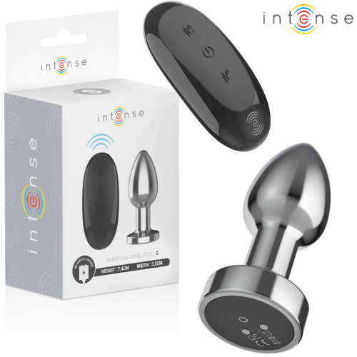Plug Anale INTENSE S con Telecomando e 10 Vibrazioni