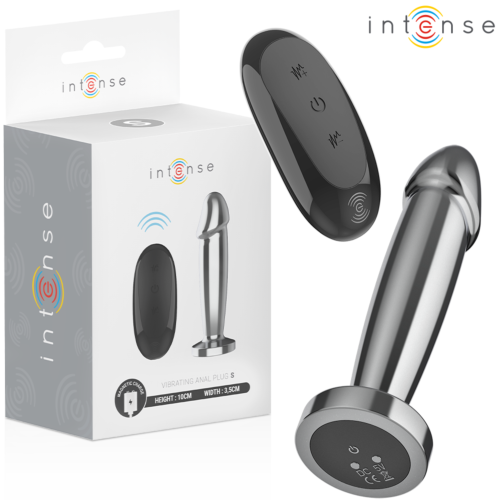 Plug Anale INTENSE S con Vibrazioni e Telecomando