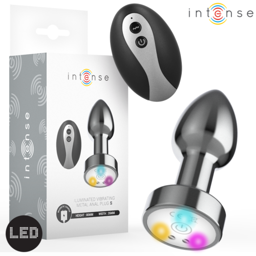 Plug Anale Intense LED con Telecomando - Talla S