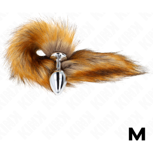 Plug Anal KINK M 8x3.5 cm con coda sintetica