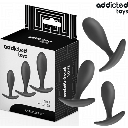 Set di 3 Plug Anali Addicted Toys Modello 2 - Esplorazione Graduale