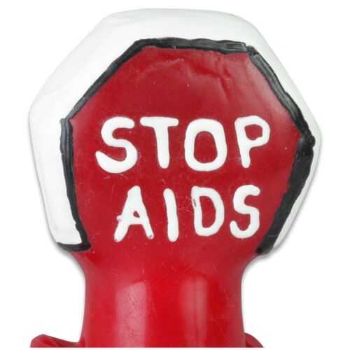 Preservativo Decorativo Condomerie - Dipinto a Mano Stop Aids