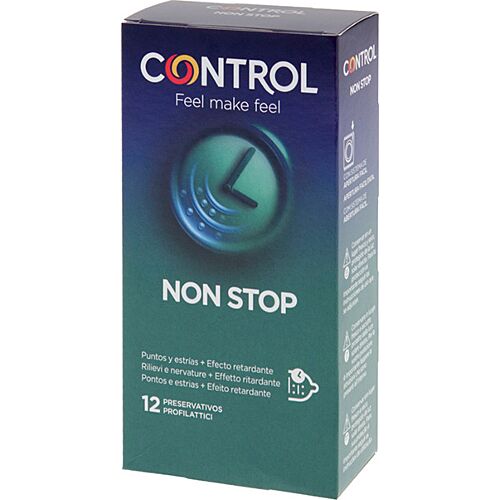 Preservativi CONTROL Nonstop a punti e strisce
