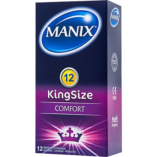 Preservativi Manix King Size 56 mm - 12 pezzi