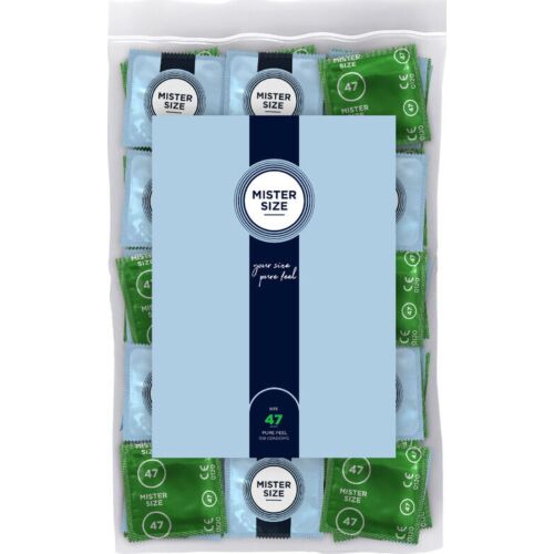 Preservativi MISTER SIZE XS 47 mm per Sensazioni Autentiche