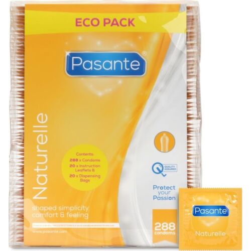 Preservativi Pasante Naturelle 288 unità con lubrificazione extra