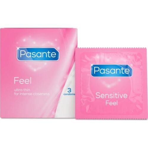 Preservativo Pasante Feel 3 UDS per maggiore sensibilità
