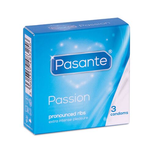 Preservativi Pasante Ribbed Passion - Texture striata per piacere