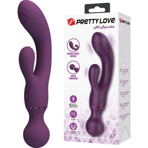 Vibratore Rabbit Pretty Love All Rounder con stimolazione duale