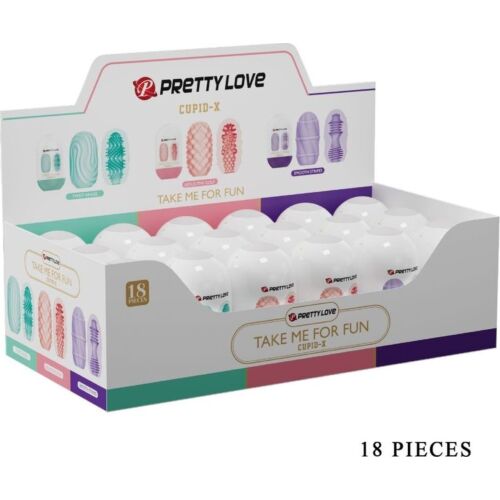 Masturbatore Pretty Love Cupid X con Texturizzazioni Diverse