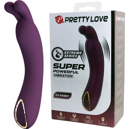 Vibratore Pretty Love DJ Rabbit con doppio estremo