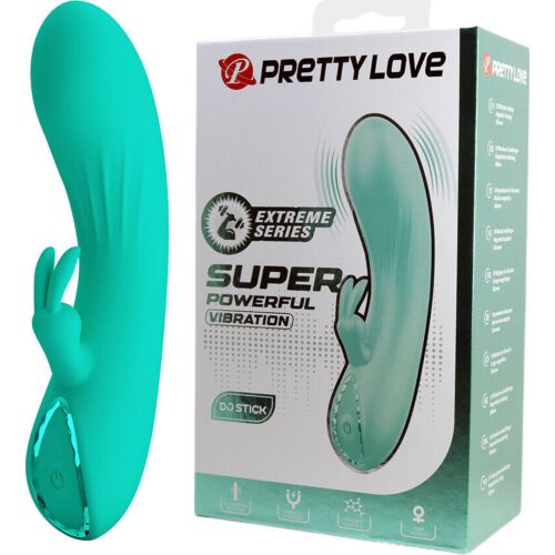 Vibratore Pretty Love DJ Stick con stimolatore clitorideo