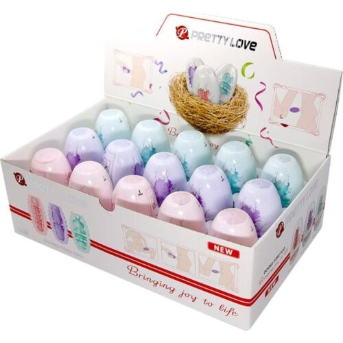 Masturbatore Pretty Love Uovo Doppia Faccia con 2 Sensazioni