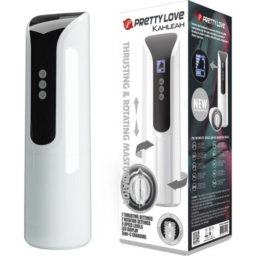 Masturbatore Pretty Love Kahleah con rotazione ed empuje