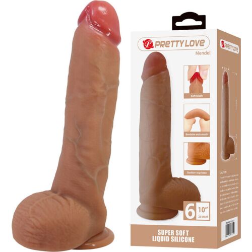 Dildo Realistico Pretty Love Mendel 25,5 cm con Ventosa