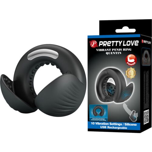 Anello per pene Pretty Love Quentin con stimolatore testicolare