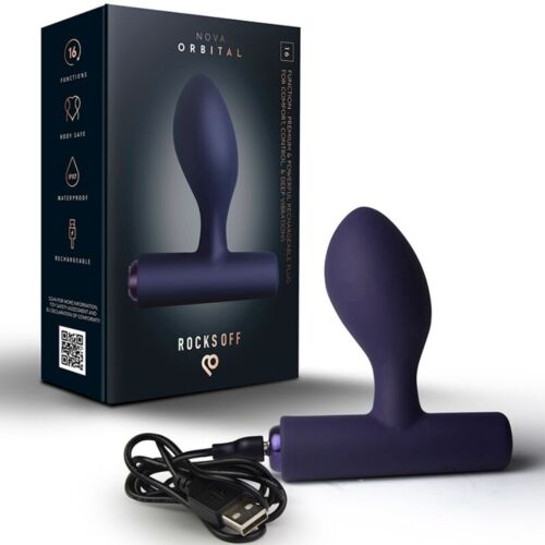Vibratore Anale ROCKS-OFF Nova Orbital con 16 funzioni
