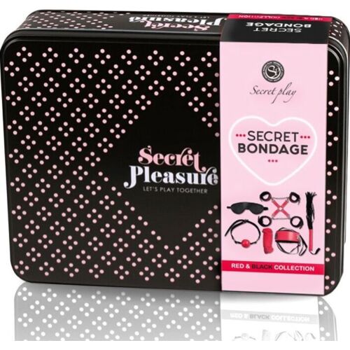 Set Bondage SECRETPLAY 6 pezzi | Collezione Rossa