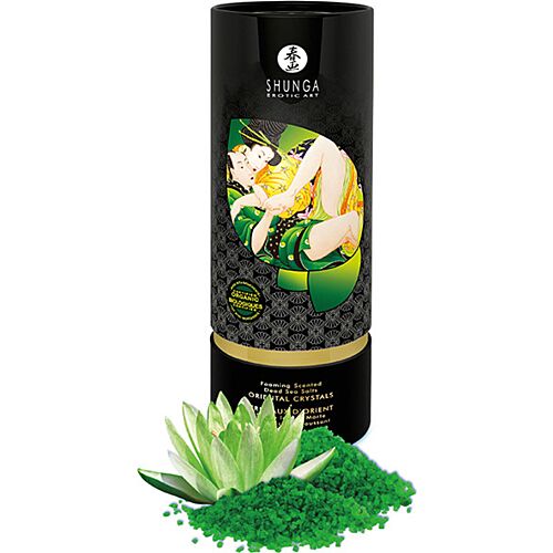 Sale da bagno Shunga fiori di loto | 500 g di relax