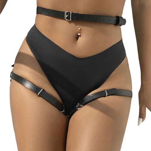Imbracatura SUBBLIME FETISH in pelle nera