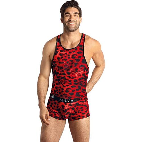 Camiseta ANAIS MEN Savage Top M con Stampa Animalier