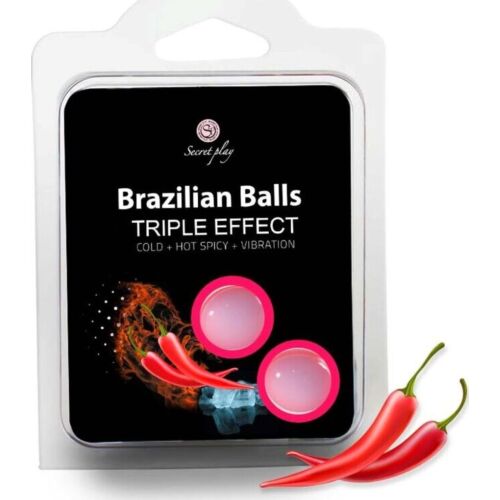 Bolas Brazilian Balls SECRETPLAY - Set 2 con 3 effetti