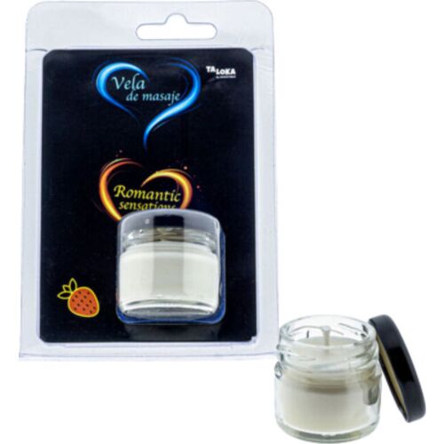 Candela da Massaggio Taloka con Fragranza a Fresa