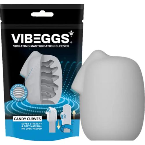 Manga Masturbatora Manga Vibeggs Candy Curves con Vibrazione Intensa