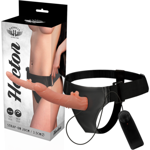 Arnesi Vibratori Harness Attraction Hector 20 cm con stimolazione clitoridea