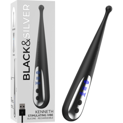 Vibratore stimolante BLACK&SILVER Kenneth