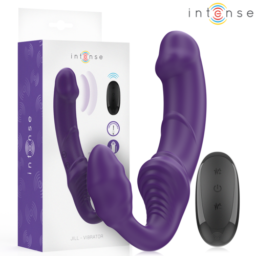 Vibratore Doppio INTENSE JILL con Telecomando