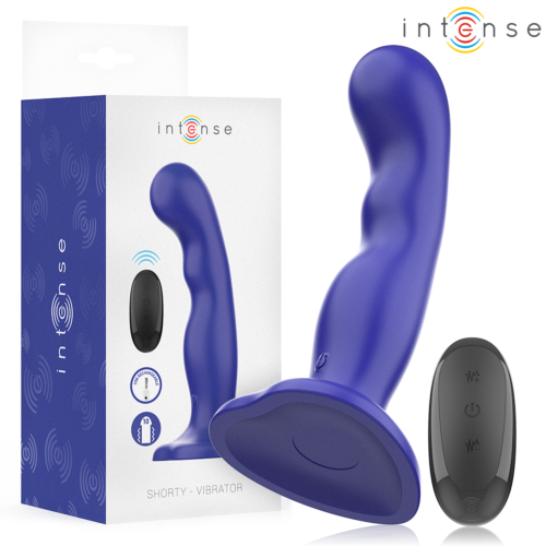 Vibratore INTENSE Shorty con ventosa e telecomando