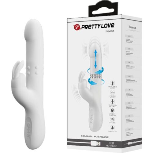 Vibratore Rabbit Pretty Love Reese con Rotazione