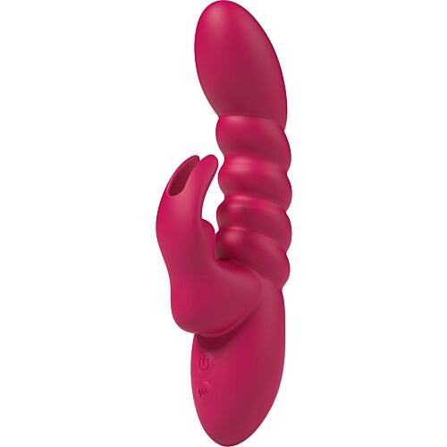 Vibratore Rabbit PARTY UP Bryunlun con stimolazione doppia