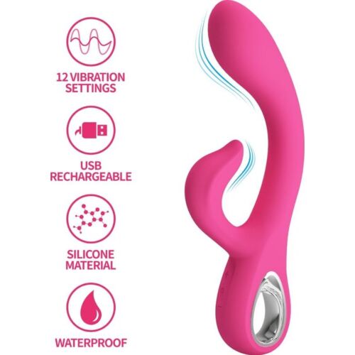 Vibratore Rabbit Pretty Love Fritz con 12 vibrazioni