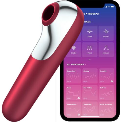Succionatore Satisfyer DUAL LOVE con controllo remoto