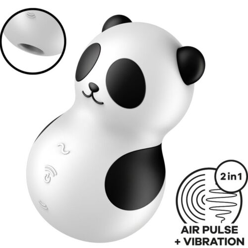 Succionatore Satisfyer Pocket Panda con vibrazione