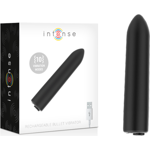 Mini vibratore INTENSE FUN - Bala vibradora 10 modalità