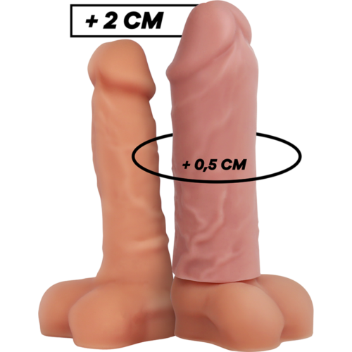 Estensione del pene VirilXL V3 con silicone liquido