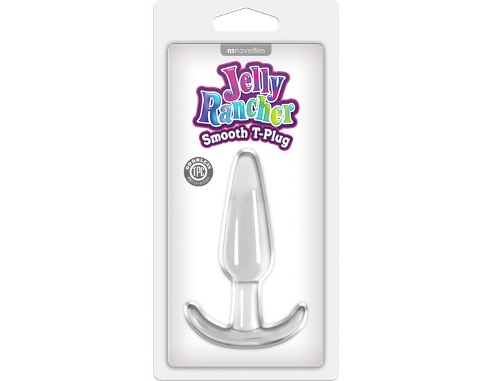 Jelly rancher t plug liscio trasparente