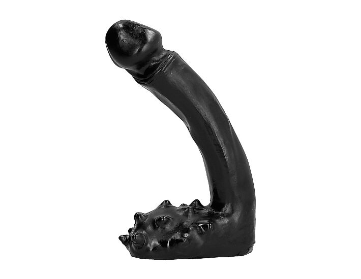 All black pene realístico 19cm