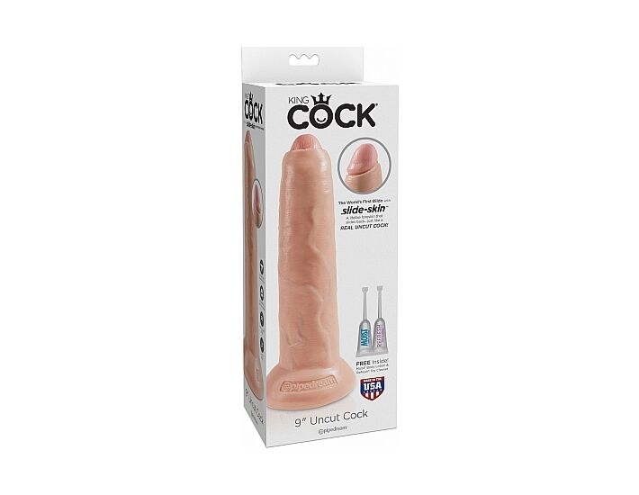 25,4 cm non tagliato - pene realistico con prepuzio mobile