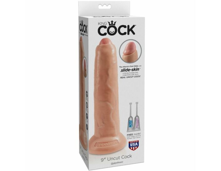 25,4 cm non tagliato - pene realistico con prepuzio mobile