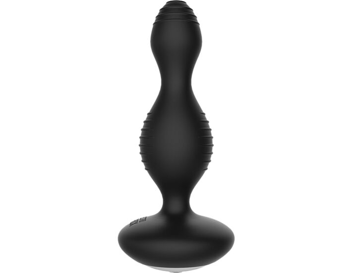 Tappo vibratore e-stimolazione - nero