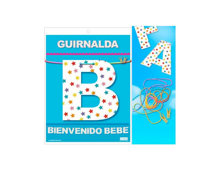 Ghirlanda di benvenuto per bambini (cartone 220gr)
