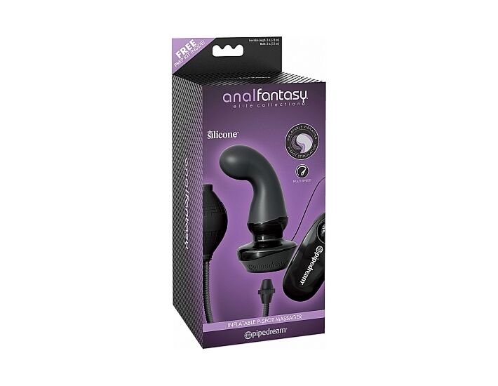 Massaggiatore gonfiabile p-spot nero