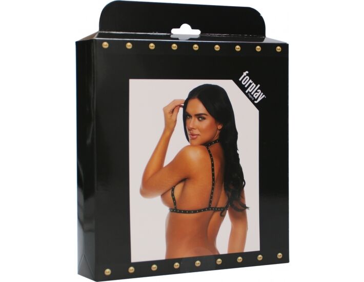 Stud me down reggiseno tempestato d&#39;oro